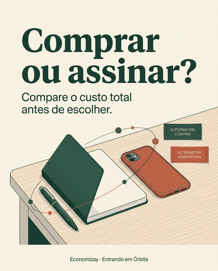 Ilustração: escolhas para sua rotina